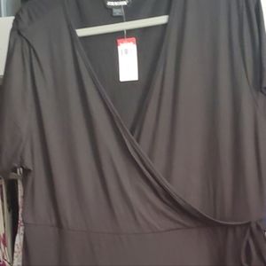 Junior Plus Black dress